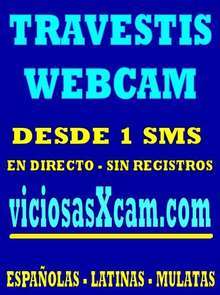 TRAVESTIS Y TRANS EN DIRECTO WEBCAM 1 SMS, LINEA XXX