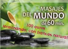 Masaje relax cuerpo completo 50€