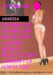 Vanessa estudiante espaÑola de 19 aÑos, guapa, implicada,