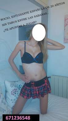 ESTA TARDE ROCIO, NENA ESPAÑOLA DE 20 AÑOS, TE ANIMAS A CO