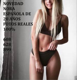 Novedad N O R A universitaria  española de 20 años, fotos