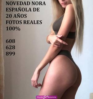 No te puedes perder a Nora española de 20 años, fotos real