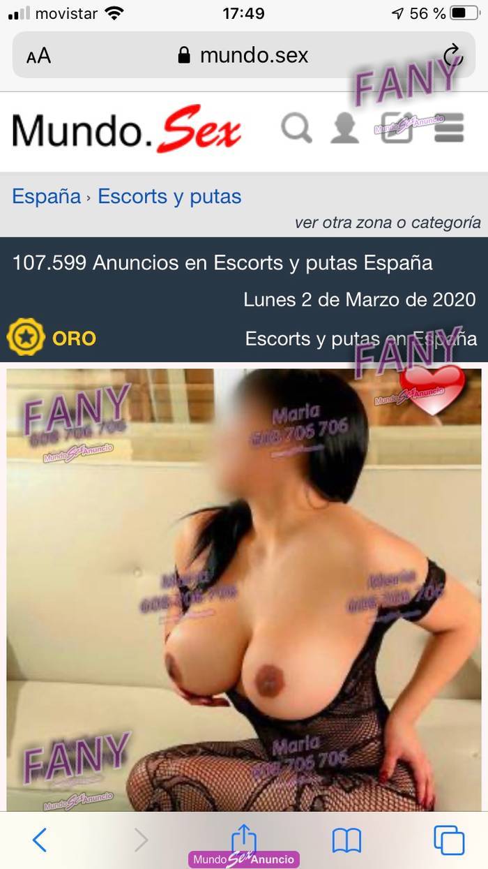 Fanny escort en aravaca en Madrid