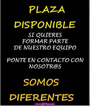 plazas disponibles las 24 horas