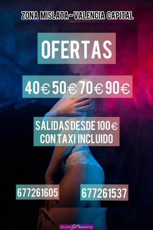 OFERTAS/ ZONA MISLATA JOVENES Y GUAPAS!!