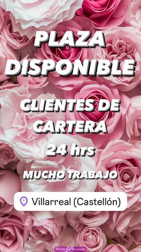 DISPONIBLE PLAZA EN VILLAREAL!