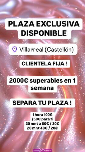 PLAZA DISPONIBLE 24H
