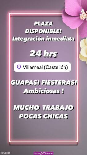 PLAZA DISPONIBLE PARA CHICAS AMBICIOSAS
