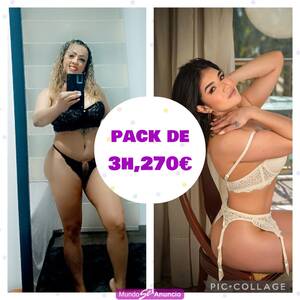 PACK DE 3H POR 270€🍆👅CON CHICAS MUY CACHONDAS