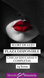 Plaza disponible para chicas altos ingresos semanales