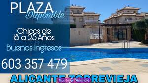 PLAZA DISPONIBLE EN ALICANTE TORREVIEJA