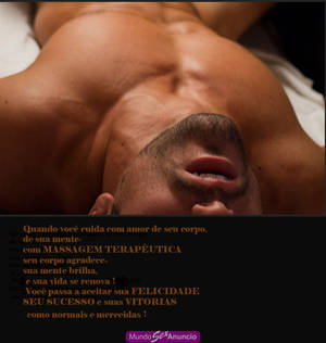 Massagem Terapêutica Relaxante e íntima/Lingam.