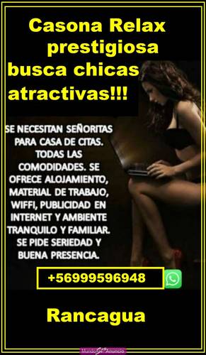 ★• SE SOLICITA CHICAS CON BUENA PRESENCIA SERIAS Y DISCR