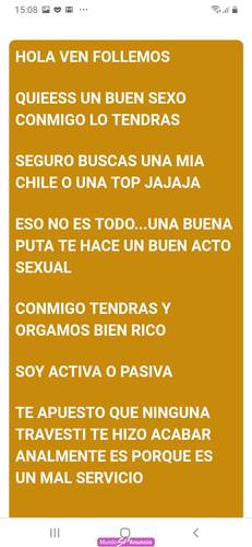 Chupo culos y picos buena lamedora hoy ven soy una putitaRIC