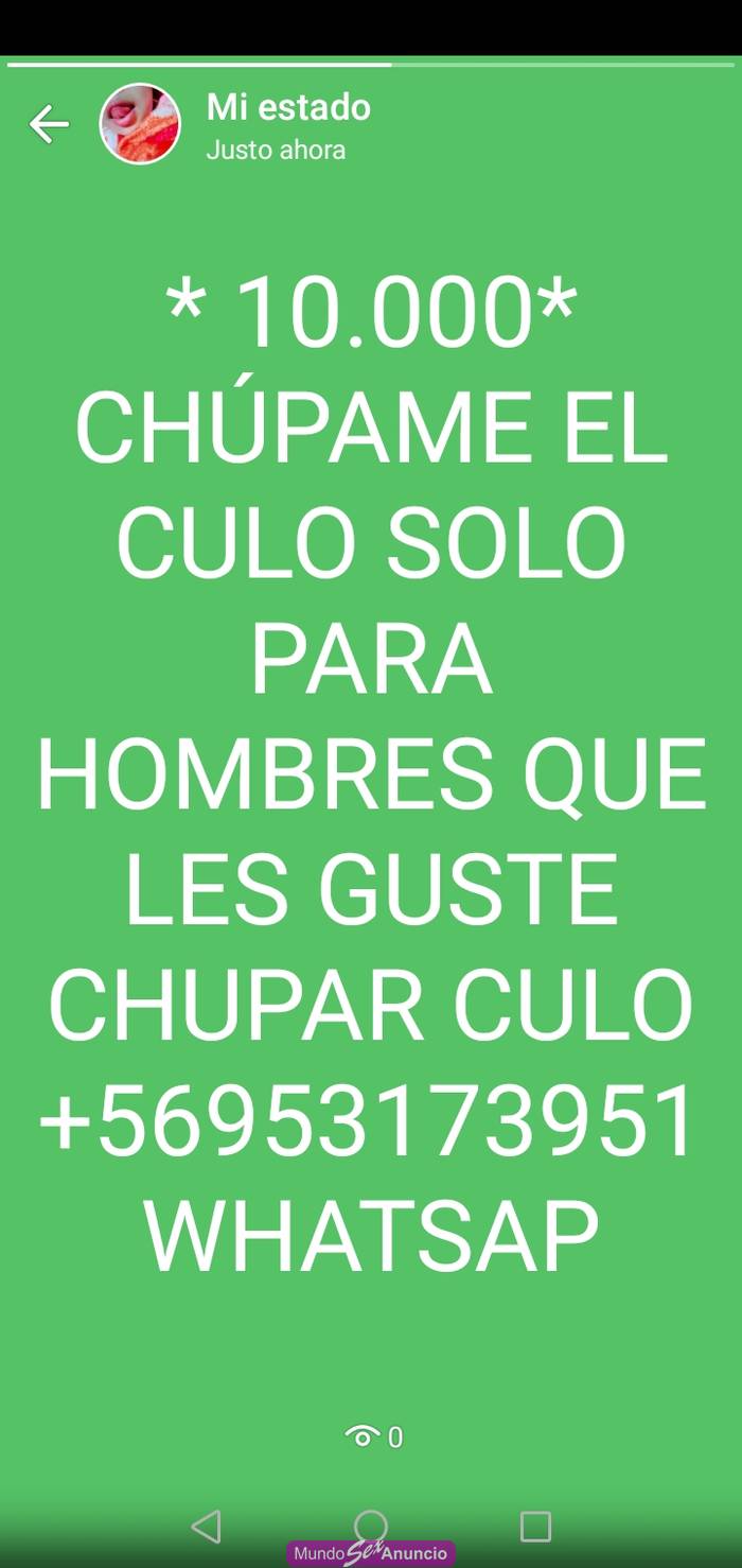 10.000 chupame el.culo solo para hombres que les guste mamar en Vitacura,  Región Metropolitana - 56953173951