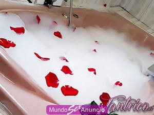 VEN A DISFRUTAR DE UN EXQUISITO MASAJE TANTRICO MAS JACUZZI