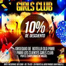 GIRLS CLUB - 10% DE DESCUENTO