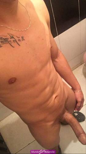 BISEXUAL VERGON 22 CM LECHERO 100% erección, muy complacien