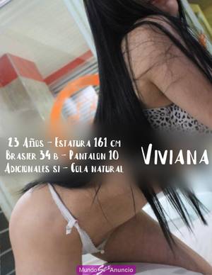 Soy VIVIANA 23 años una chica muy bonita accesible alegre y