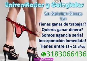 Quieres ganar trabajar como ESCORT en tu tiempo libre