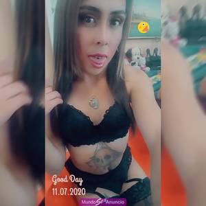 Linda y sexi chica trans a domicilios por Bogotá moteles pa