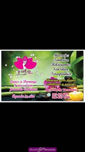 LOTO SPA MASAJESTICOS CUERPO A CUERPO PIEL A PIEL SOMOS PROF
