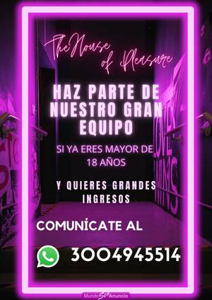 Busco chicas para trabajar en reservados excelentes ingresos