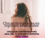 Mujer para creacion de contenido para adultos