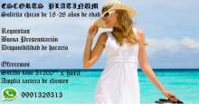 Agencia solicita chicas