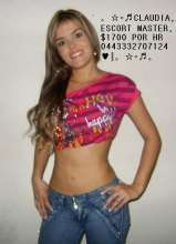 CLAUDIA INSUPERABLE ESCORT MASTER $1700 POR HR 24 AÑOS