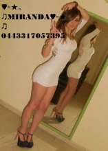 MIRANDA ** BELLEZA ESPECTACULAR PROSTITUTA DE LUJO