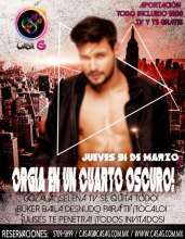 Jueves 31 en Casa G: ¡ORGÍA en un Cuarto Oscuro!