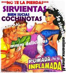 Pomada pa la inflamada Novela Caricaturisada