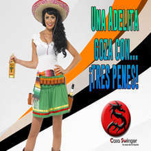 Miércoles 14 en CSW: Una Adelita goza con...¡TRES PENES!
