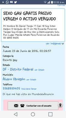 SEXO GAY GRATIS PASIVO ANUNCIO FALSO