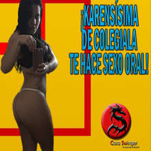 Jueves 10 en CSW: ¡KARENSÍSIMA DE COLEGIALA TE HACE SEXO O