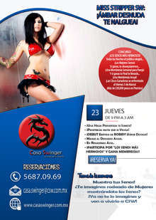Jueves 23 en CSW: ¡ÁMBAR DESNUDA TE NALGUEA!