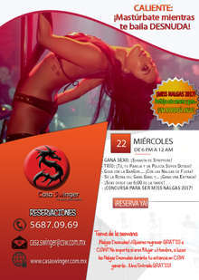 Miércoles 22 en CSW: ¡Mastúrbate mientras te baila DESNUD