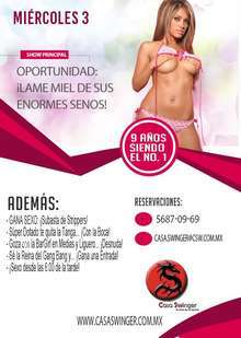 Miércoles 3 en CSW: ¡LAME Miel de sus ENORMES Senos!