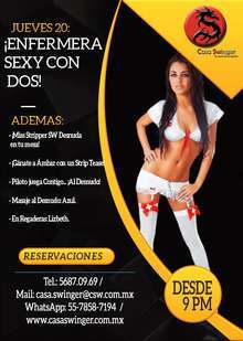 Jueves 20en CSW: ¡Enfermera Sexy con DOS!