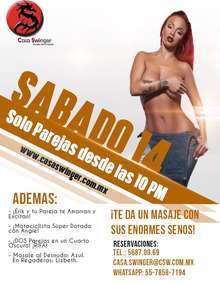 Sábado 14 en CSW: ¡Te da un Masaje con sus ENORMES Senos!