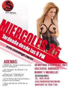 Miércoles 25 en CSW: Semifinal Strippers: 4x1