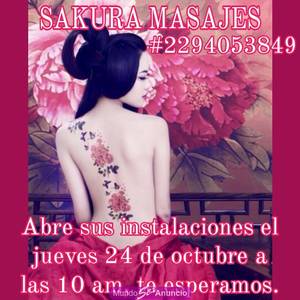 Bienvenidos al Nuevo Centro de Masajes Eróticos Sakura...