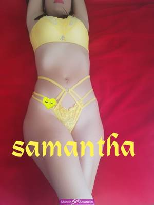 Samantha chica cachonda de 19 años