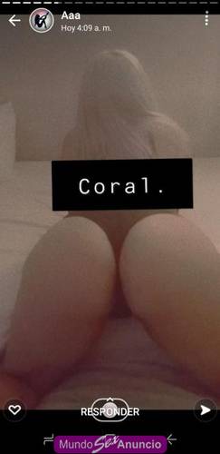 Hola soy coral la chica golosa del horal sabroso