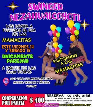 swinger fiestas de parejas viernes y sabados