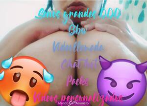 BBW DE SENOS GRANDES (40DDD) VIDEOLLAMADA SEXOSA $100