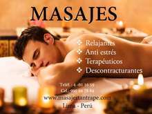 Masajes Tantricos  Relajantes para Hombres en Lima visitanos