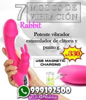 Vibrador Rabbit 7 Funciones / Sexshop Miraflores