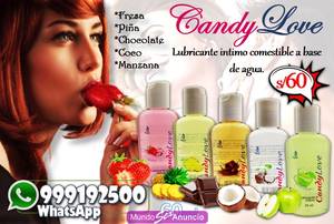 Candy Love Lubricante Sexual Comestible / Sexshop Miraflores